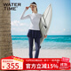 WATERTIME游泳衣女士長(cháng)袖長(cháng)褲分體防曬泳衣連帽速干遮肚顯瘦微胖遮肉游泳裝 白色上衣+短裙+長(cháng)褲(三件套) M