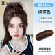 簡(jiǎn)應舒高顱頂頭發(fā)蓬松插梳  深棕 女假發(fā)隱形發(fā)夾發(fā)梳墊發(fā)片頭飾