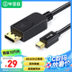 畢亞茲 Mini DP轉(zhuǎn)DP1.2版轉(zhuǎn)接線 4K60hz1.8米 雷電Surface擴展 dp轉(zhuǎn)雷電接口公對公蘋果Mac接投影儀
