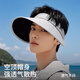 JVODORIN防曬帽男夏季遮陽(yáng)大帽檐戶(hù)外防曬黑空頂大頭太陽(yáng)帽子防曬黑帽子 銀河灰-加大帽檐【UPF50+】 【均碼】適用大小頭圍