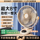 STIGER【支持米家App智能風(fēng)控】桌面小風(fēng)扇空氣循環(huán)夾子扇宿舍學(xué)生臺(tái)面辦公室USB冷小風(fēng)扇渦輪迷你電風(fēng)扇 【加大8寸自動(dòng)搖頭】10000M丨充電款米黃丨夜燈 25年頂配款丨已售6000+