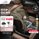 寶得適（BRITAX）寶寶兒童安全座椅0-7歲isize認(rèn)證正反360°旋轉(zhuǎn)成長(zhǎng)騎士Air LUX 成長(zhǎng)騎士air lux挪威森林綠