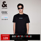 杰克·瓊斯（JACK&JONES） 涼感百搭上衣短袖羅紋圓領(lǐng)鐳射字母反光膠印T恤男裝225101123