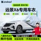 智匯吉利遠(yuǎn)景x6專用車衣全車罩suv遠(yuǎn)景x6pro防曬隔熱防雨雪加厚牛津布 2016-2021款吉利遠(yuǎn)景X6專用車衣全車罩 加厚防暴曬防雨防風(fēng)防水防雪防霜防冰雹牛津布車衣車罩