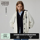 Teenie Weenie小熊春季簡約學(xué)院風(fēng)連帽衛(wèi)衣開衫外套寬松時髦慵懶風(fēng) 象牙白 M (165)