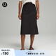 lululemon丨City Sleek 女士高腰半身裙 LW8ALKS 黑色 27