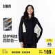 森馬（Semir）陳都靈|外套女中長(zhǎng)款拼色三防防風(fēng)秋裝寬松連帽戶外101524109001