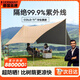 JCZS德國品牌天幕帳篷戶(hù)外2025新款桌椅露營(yíng)套裝野營(yíng)黑膠防曬遮陽(yáng) 蝶形3*3【全遮陽(yáng)鈦黑膠】建議4-7