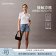 Calvin KleinJeans【涼感】25春夏新款女士性感ck辣妹高腰牛仔短褲47B960G