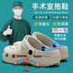 JCZS德國(guó)品牌醫(yī)用手術(shù)室拖鞋男士夏季eva防滑防臭護(hù)士鞋靜音洞洞鞋女 巖石灰 【手術(shù)室拖鞋】 42 -43【標(biāo)準(zhǔn)碼】
