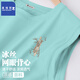 真維斯 Z速干背心男子健身無(wú)袖冰絲訓練坎肩T5003 豆綠（青竹佇立X） 4XL