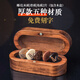 WAMBOOKAWambooka  高端意大利手工吉他撥片木盒骨質(zhì)木質(zhì)彈片定制刻字送人 (實木盒裝)厚款五種材質(zhì)各一