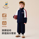 Classic Teddy兒童衛衣套裝男女童休閑運動(dòng)外套女童校園長(cháng)褲秋季新品 深藍 140