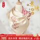 織錦樓真絲刺繡圍巾女長款手工蘇繡梅花絲巾桑蠶絲外搭中國風(fēng)披肩禮盒裝