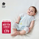 babycare桑蠶絲嬰兒連體衣夏季新生兒爬服春裝寶寶衣服 藍(lán)茵樂章  80cm 