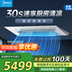美的（Midea）廚房清涼廚房空調專(zhuān)用吸頂式1.5匹變頻 新等級能效 防油煙大冷量家用空調廚房專(zhuān)用 節能省電 大1.5匹 一級能效 嵌入式【白色款】