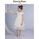 PawinPaw童裝25春夏女童節(jié)日禮服連衣裙 象牙白色(1) 110