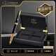 派克（PARKER）鋼筆簽字筆 七夕禮物 教師節(jié)禮物 18K金筆尖 卓爾麗雅黑金墨水筆+木制禮盒（咨詢客服更優(yōu)惠）