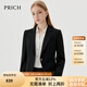 PRICH【零染】職場簡約干練通勤西裝春秋新款收腰西服套裝女 19黑色西裝 L 165