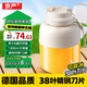 京嚴【德國精工】果蔬榨汁機小型便攜式榨汁桶噸噸杯水果榨汁杯家用大容量果汁杯西芹蔬菜打汁杯秒碎冰 雙蓋【38葉精鋼刀片+1300ml大容量】象牙白 秒碎冰沙丨滿電可榨10杯丨無線便攜