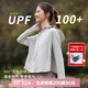 蕉下森林防曬衣女2025夏季新款防曬服女士寬松短款外套時(shí)尚洋氣斗篷開衫 淺銀灰 XL