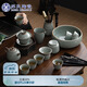 蘇氏陶瓷（SUSHI CERAMICS）哥窯功夫茶具陶瓷泡茶壺三才蓋碗茶杯茶洗六君子大套組禮盒節(jié)日禮