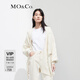 MO&Co.【新中式】毛衣開(kāi)衫綿羊毛國(guó)風(fēng)盤扣吊墜寬松外套紅色摩安珂 米白色 XS/155