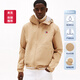 TOMMY JEANS【休閑連帽】25春夏男澤西風(fēng)防風(fēng)防水外套/女裝輕薄運動夾克 【男款-防風(fēng)防水夾克】卡其色ACT S （推薦：130-140斤）