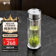 萬象（WANXIANG）雙層玻璃杯商務辦公V148RL車載便攜禮盒泡茶370ML大容量家用水杯