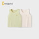 童泰（TONGTAI）寶寶背心夏季莫代爾嬰兒衣服護(hù)肚馬甲兒童薄款打底內(nèi)衣綠色110cm