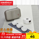 金灶（KAMJOVE）旅行茶具套裝陶瓷功夫茶具 整套茶具沖泡器茶壺茶杯套裝一壺三杯 KP-40