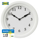 宜家（IKEA）SONDRUM桑卓掛鐘簡(jiǎn)約復(fù)古石英鐘表客廳網(wǎng)紅掛鐘大氣 掛鐘白色35cm 其他