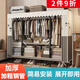 蝸家免安裝折疊衣柜出租房簡(jiǎn)易衣柜宿舍衣服柜雙人布衣柜大號(hào)臥室衣柜 燈火闌珊【折疊款-長(zhǎng)170cm】