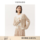 VGRASS女裝針織開(kāi)衫25年夏季新款綿羊毛仿小香風(fēng)肌理短外套上衣 杏仁棕夾花色 S