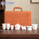 蘇氏陶瓷（SUSHI CERAMICS）高端冰種玉瓷茶具淡墨秋山蓋碗帶馬上有錢茶寵德化白瓷茶具套裝