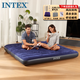INTEX64755雙人充氣床墊家用打地鋪氣墊床露營(yíng)帳篷防潮睡墊便攜折疊床