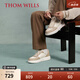 THOM WILLS冰裂紋厚底板鞋男trainer鞋真皮增高透氣休閑百搭運(yùn)動(dòng)小白鞋男 四季款G841(織物內(nèi)里) 41 /7.5碼