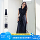 梵希蔓氣質(zhì)無袖牛仔連衣裙女2025年夏季新款小眾設(shè)計時尚收腰長裙 M9753 牛仔藍 XL