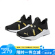 彪馬（PUMA） 新款兒童男女大童舒適跑步鞋春秋季網(wǎng)眼透氣一腳蹬運動鞋休閑鞋 黑色 -金色 39