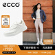 愛步（ECCO）夏季厚底休閑板鞋 街頭球鞋女鞋272813 白色/灰白色36 HL