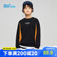 361°童裝 兒童衛(wèi)衣2024春男女中大童運(yùn)動(dòng)休閑套頭衛(wèi)衣 黑160