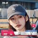 MLB官方虞書欣同款男女運動棒球帽百搭鴨舌帽遮陽CP77 洛杉磯道奇隊/炭灰色 均碼