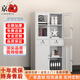 京牛辦公鐵皮文件柜玻璃展示抽屜柜檔案資料柜帶鎖財(cái)務(wù)憑證柜儲物柜子 二斗器文件柜 0.7mm