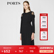 PORTS寶姿商場(chǎng)同款女裝秋季新品中長(zhǎng)款修身連衣裙LA9D086GFB011 黑色 XS (2)