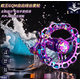 蟻王經(jīng)典款GQM全金屬谷麥輪風(fēng)火輪鋁合金帶泄力手拔輪前打輪釣魚輪蟻王GQM-幻彩色【112g】