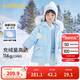巴拉巴拉兒童羽絨服女童冬2023小童寶寶童裝亮面毛領(lǐng)保暖外套