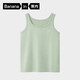 蕉內棉棉301H女士背心100%純棉窄肩全棉家居服春夏季無(wú)袖無(wú)側縫睡衣
