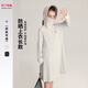 布丁哈魯【UPF50+】?jī)和雷贤饩€連帽外套夏季新品青少年長(zhǎng)款防曬衣外套