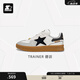 STARTER【德訓(xùn)系列】龔俊林一明星同款休閑千金德訓(xùn)T頭星星板鞋復(fù)古男女 白色 （建議腳背寬/高拍大一碼） 38