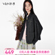 飛鳥(niǎo)和新酒廓形刺繡牛仔外套女2025秋季新款小個(gè)子翻領(lǐng)休閑上衣 藏藍HCH08 S